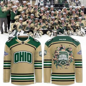 Ohio Bobcats ACHA Division 1 National Champions 2026 Hockey Jersey