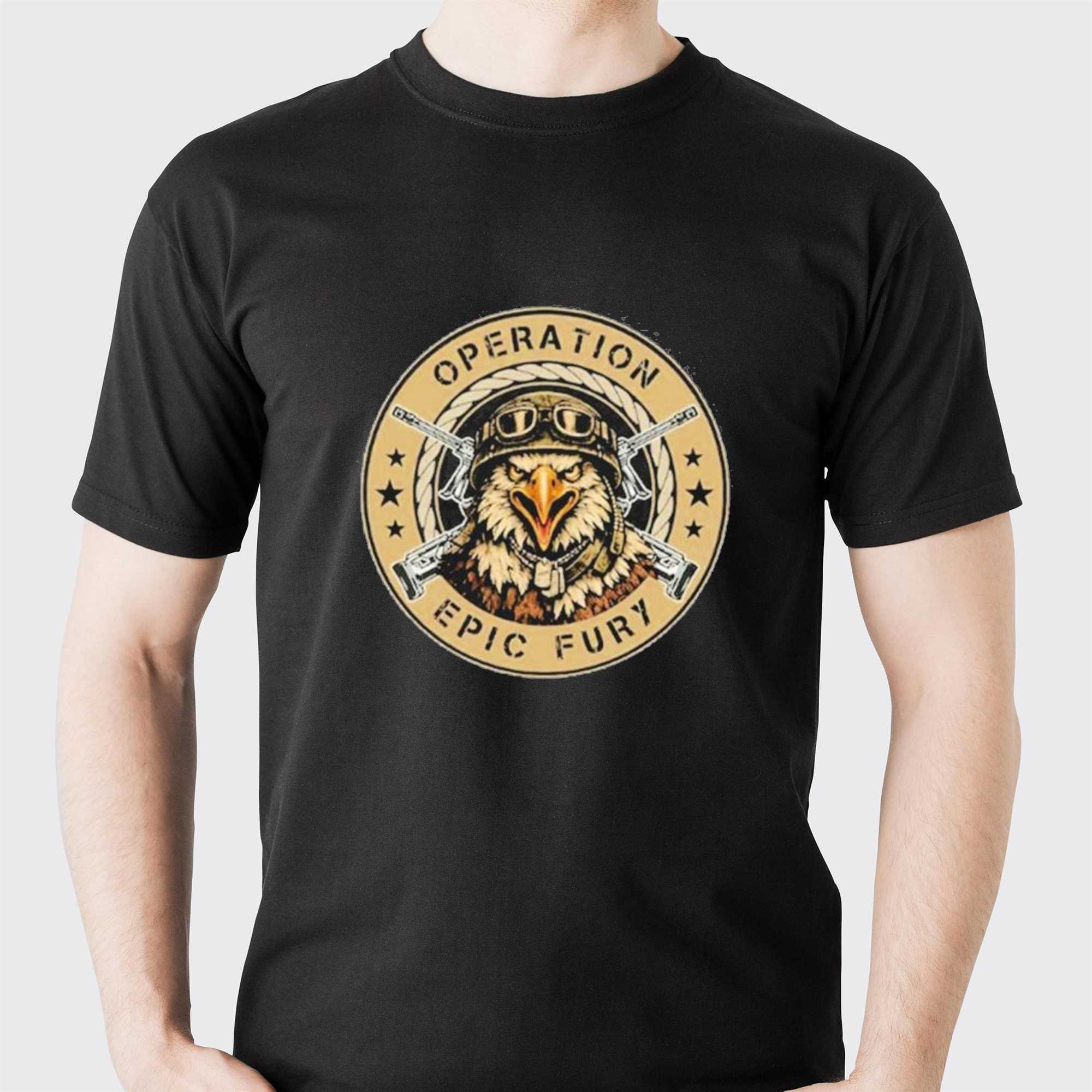 Operation Epic Fury Patriotic Eagle Soldier Shirt Operation Epic Fury Patriotic Eagle Soldier Shirt