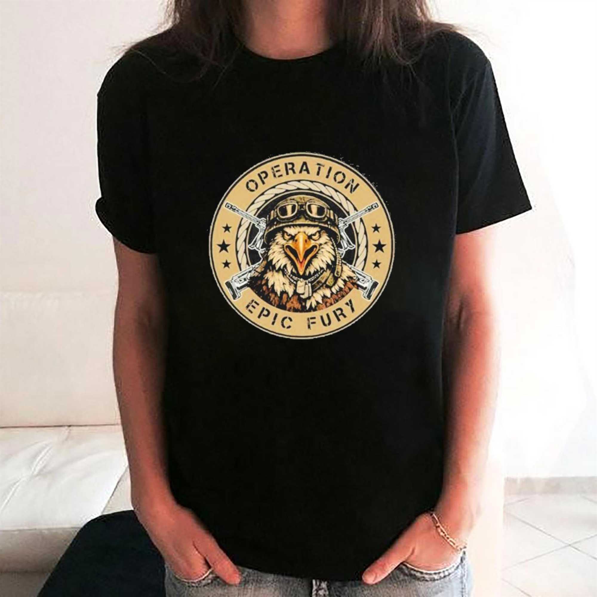 Operation Epic Fury Patriotic Eagle Soldier Shirt Operation Epic Fury Patriotic Eagle Soldier Shirt