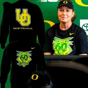 Oregon Ducks Coach Melyssa Lombardi Hoodie new logo Celebrating 60 years Hoodie 2 1.jpg