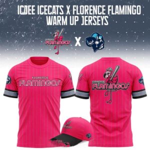 Pee Dee IceCats Florence Flamingos Warm Up Game 2026 Hoodie Tee 2 1.jpg