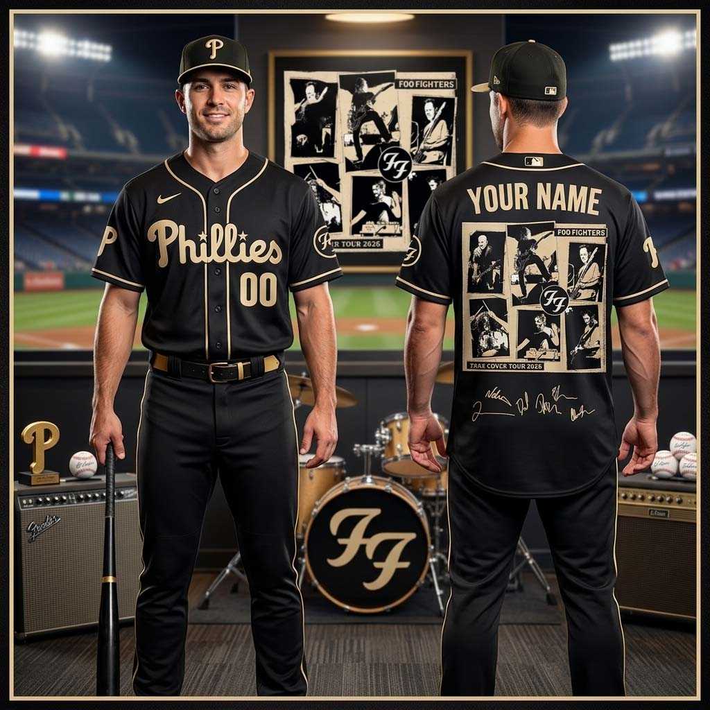 RUFUS DU SOL Philadelphia Phillies 2026 Tour Baseball Jersey RUFUS DU SOL Philadelphia Phillies 2026 Tour Baseball Jersey
