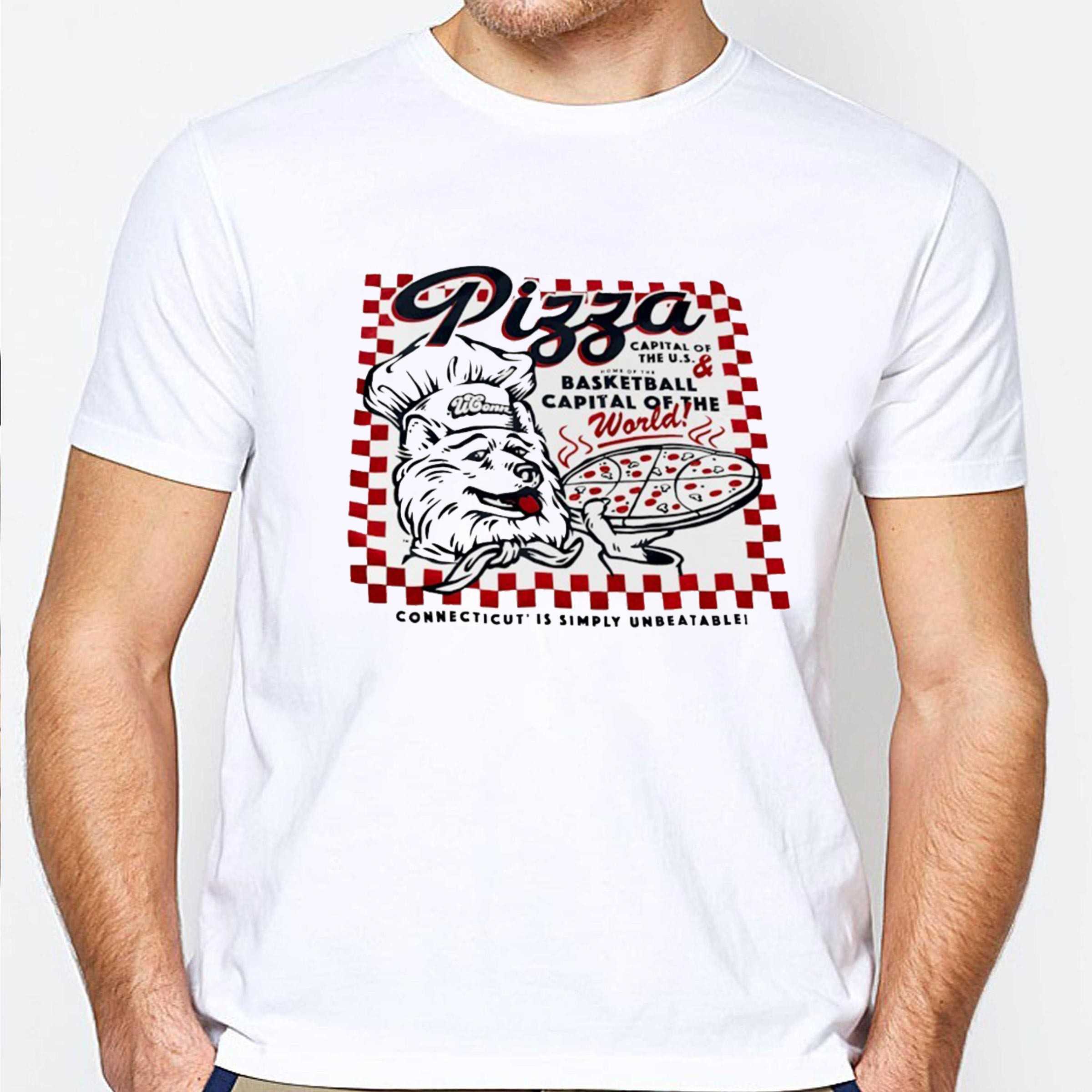 Pizza Capital Of The U.s. And Home Of The Basketball Capital Of The World Tee Pizza Capital Of The U.s. And Home Of The Basketball Capital Of The World Tee