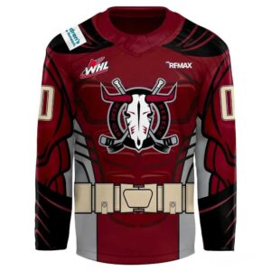 Red Deer Rebels Be A Superhero 2026 Limited Hockey Jersey 2 1.jpg