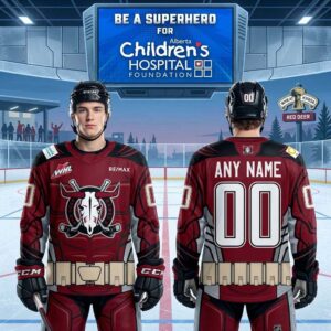 Red Deer Rebels Be A Superhero 2026 Limited Hockey Jersey 4 1.jpg