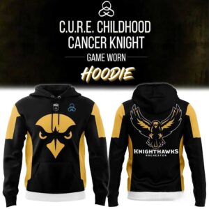 Rochester Knighthawks 2026 CURE Childhood Cancer Knight Game Hoodie 1 1.jpg
