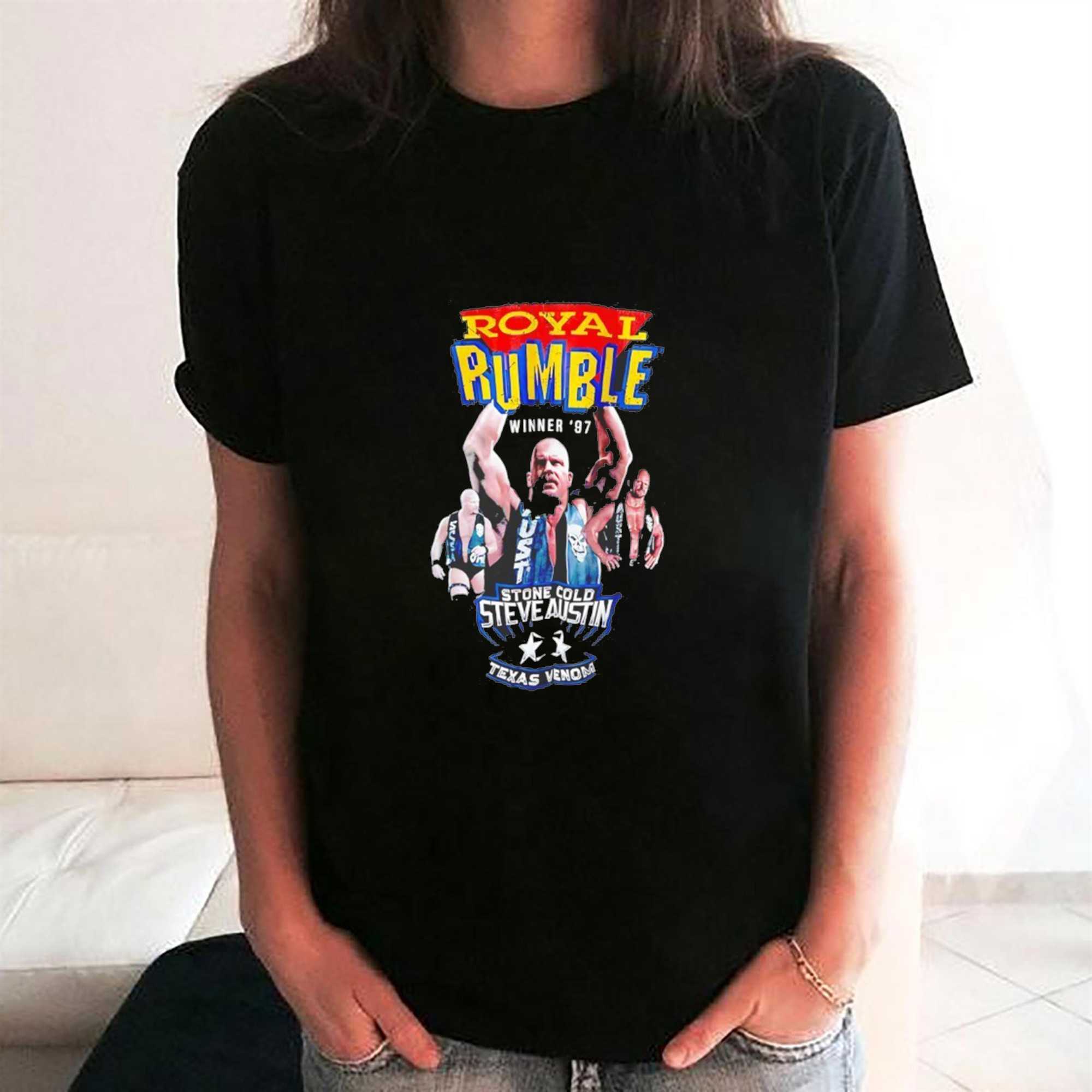Royal Rumble Winner 97 Stone Cold Steve Austin Texas Venom Tee