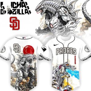 San Diego Padres MechaGodzilla Monster Edition Baseball Jersey 1.jpg
