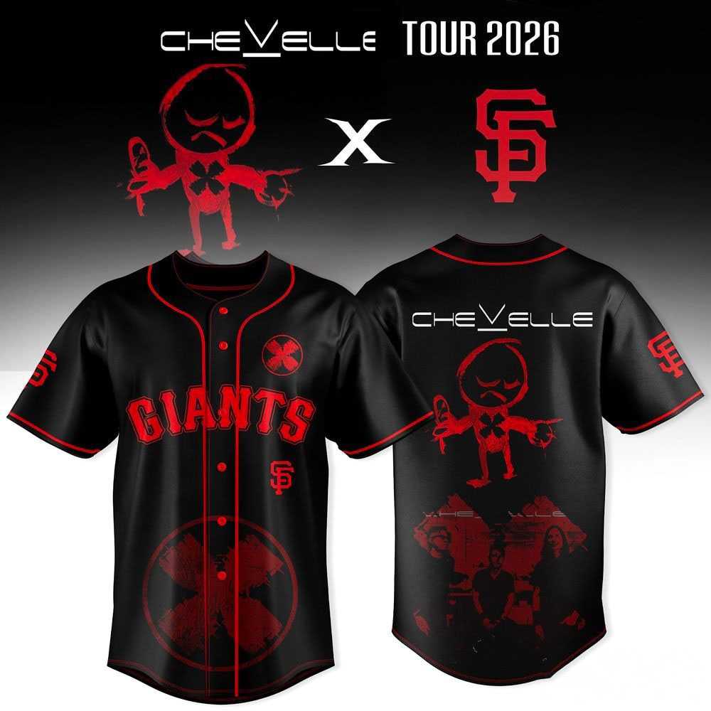 San Francisco Giants Triumph The Rock Roll Machine Reloaded 2026 Tour Jersey