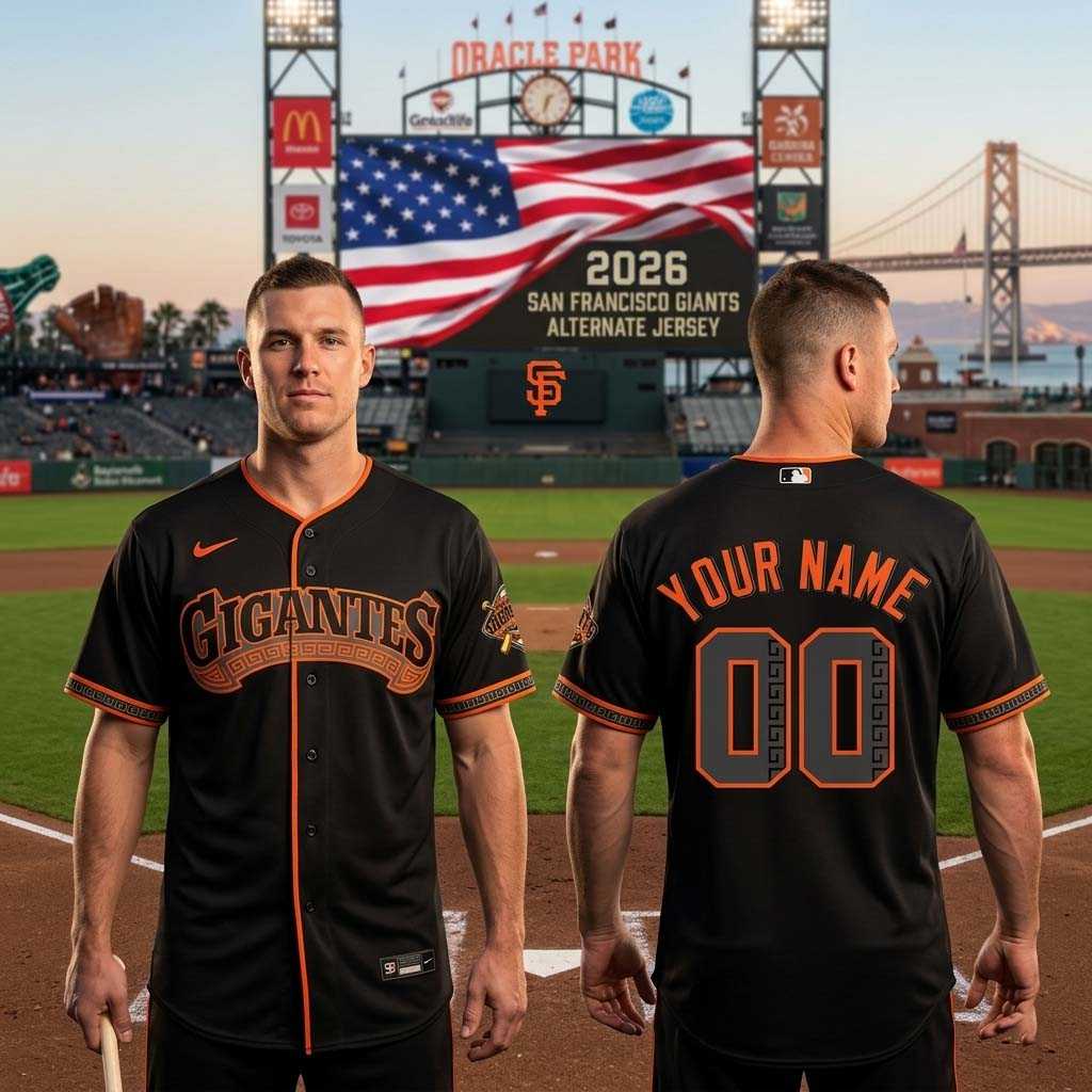 San Francisco Giants Los Gigantes 2026 Custom Baseball Jersey San Francisco Giants Los Gigantes 2026 Custom Baseball Jersey