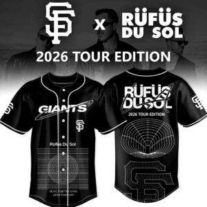 San Francisco Giants RUFUS DU SOL Tour 2026 Baseball Jersey 2.jpg