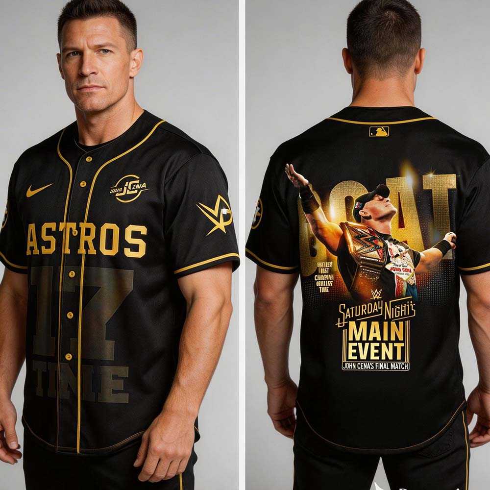Saturday Night’s Main Event John Cena Los Angeles Dodgers Jersey