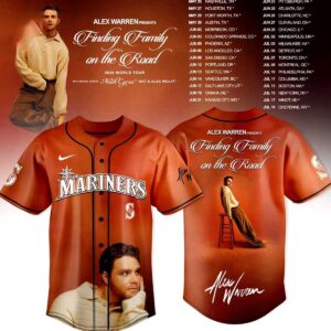 Seattle Mariners Alex Warren Finding Family on the Road Tour 2026 Baseball Jersey 1.jpg