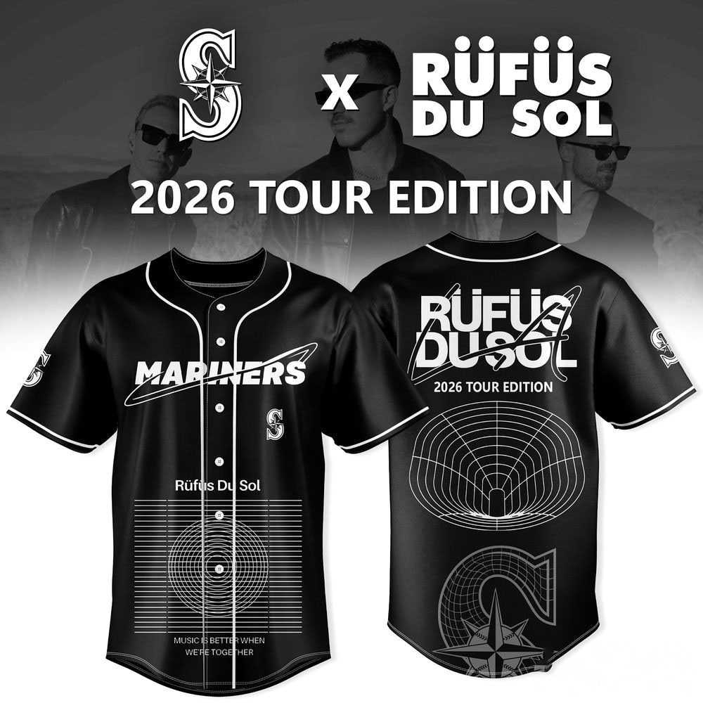 Seattle Mariners RUFUS DU SOL 2026 Tour Limited Jersey Seattle Mariners RUFUS DU SOL 2026 Tour Limited Jersey