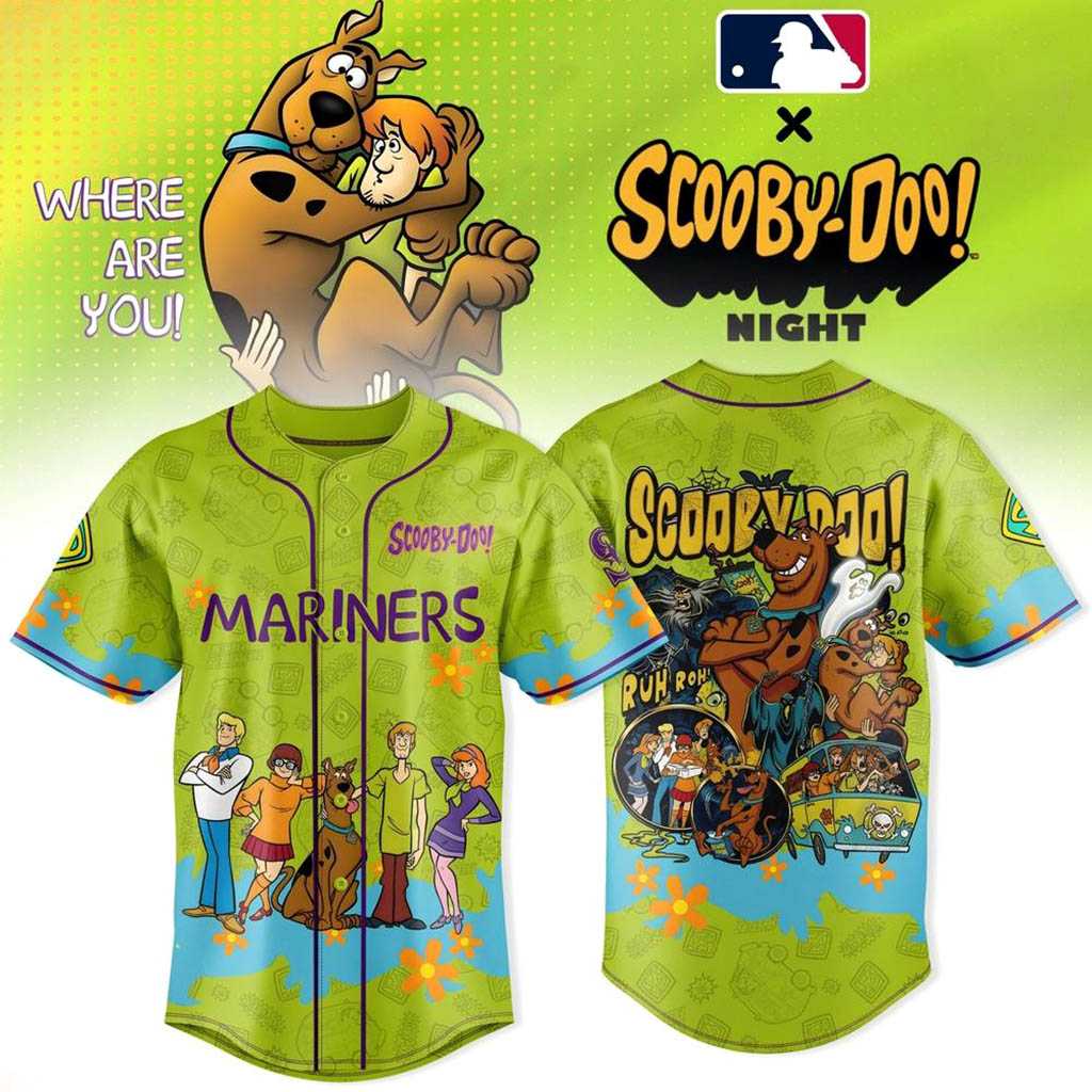 Seattle Mariners Scooby-Doo Mystery Night 2026 Edition Jersey Seattle Mariners Scooby-Doo Mystery Night 2026 Edition Jersey
