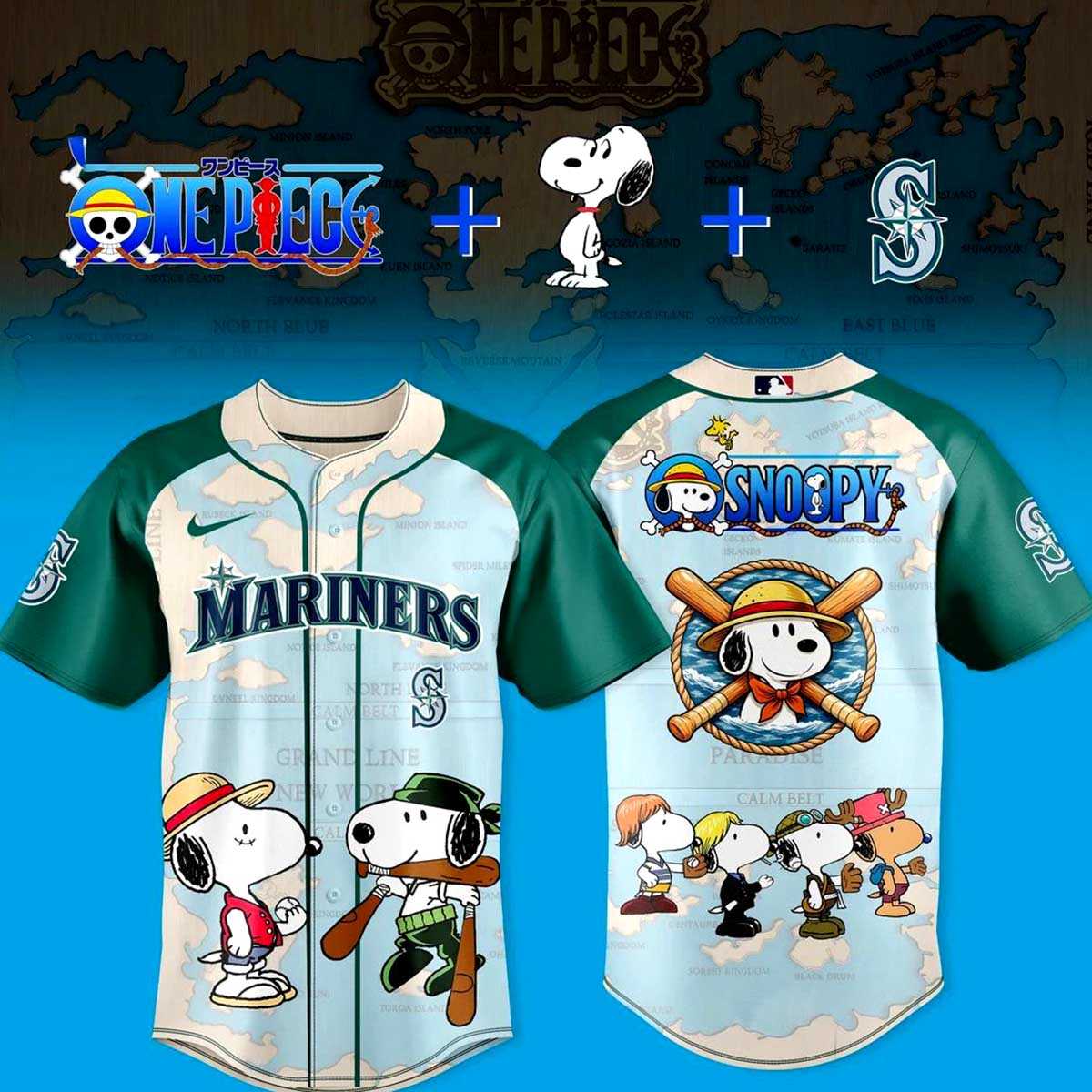 Seattle Mariners Snoopy 2026 Edition Baseball Jersey Seattle Mariners Snoopy 2026 Edition Baseball Jersey