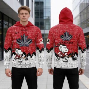 Snoopy Peanuts Canada Hockey Team Night 2026 National Pride Tee Hoodie 3 1.jpg