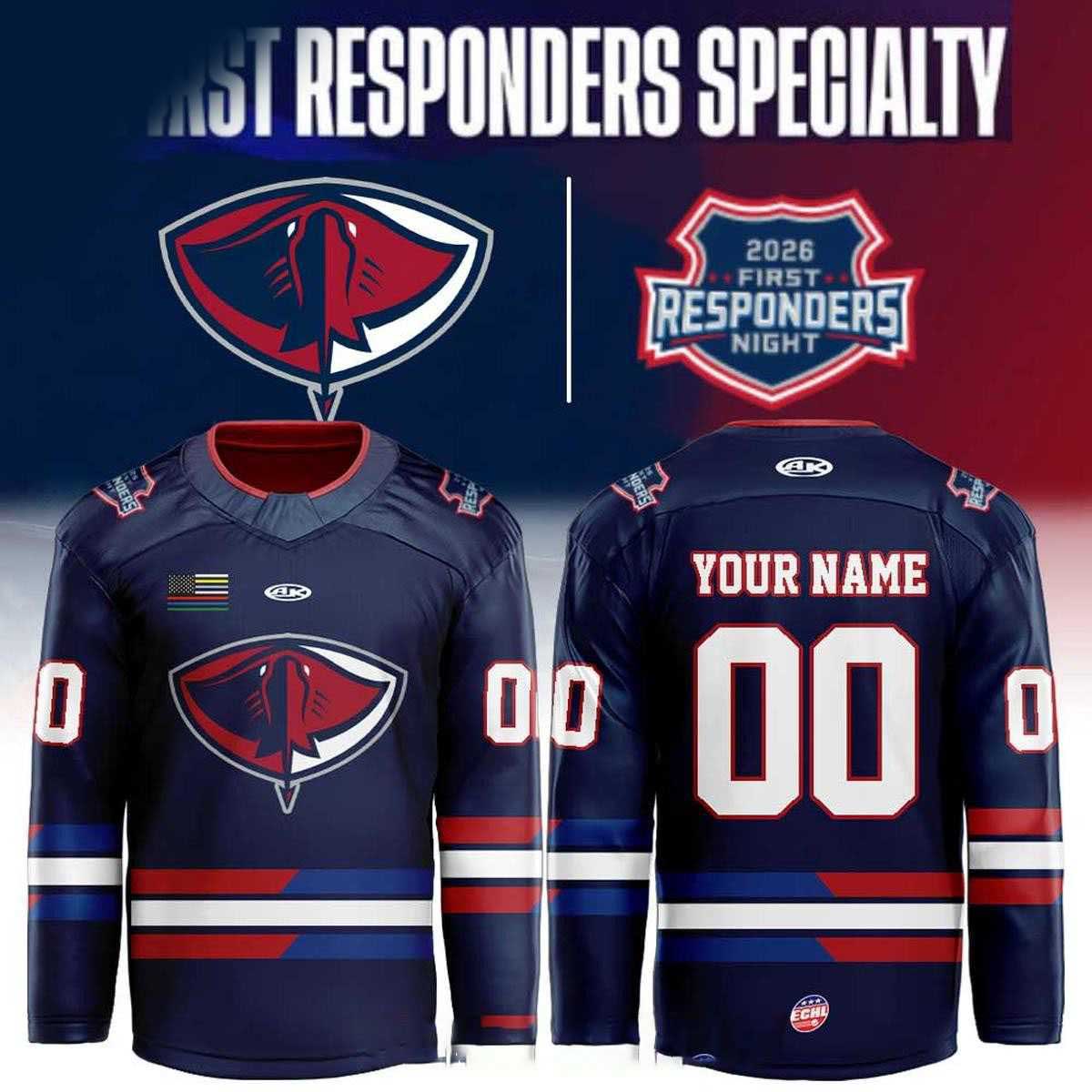 Rochester Americans Bills Day 2026 Custom Hockey Jersey