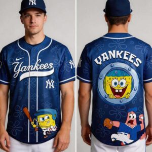 SpongeBob SquarePants MLB All Teams Home Run Baseball Jersey 10 1.jpg