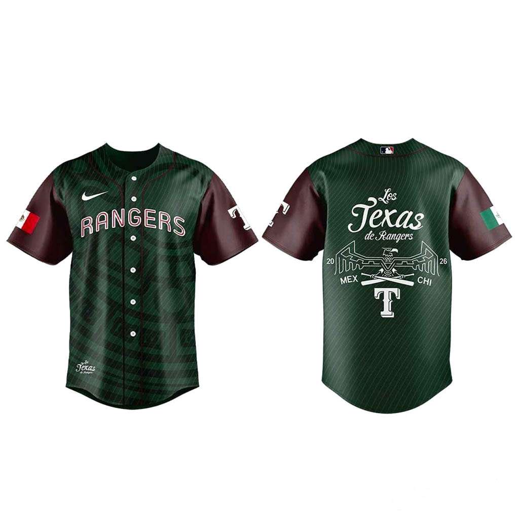 Texas Rangers Mexican Heritage Night 2026 Special Baseball Jersey Texas Rangers Mexican Heritage Night 2026 Special Baseball Jersey