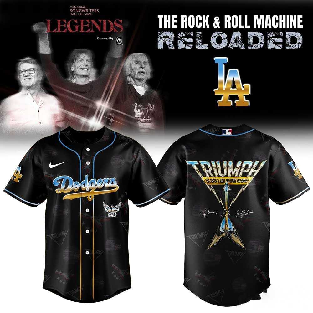 The Rock Roll Machine Reloaded Tour 2026 San Diego Padres Triumph Jersey