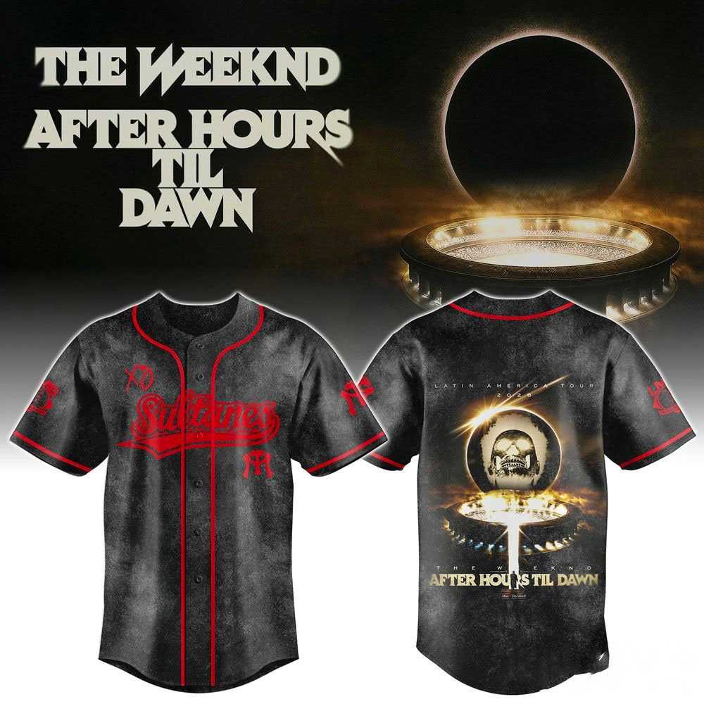 The Weeknd After Hours Til Dawn 2026 Zorros Tijuana Baseball Jersey