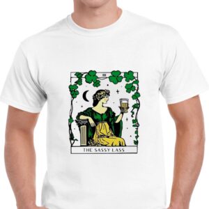 The Sassy Lass St Patricks Day Tarot card T Shirt 2 1.jpg