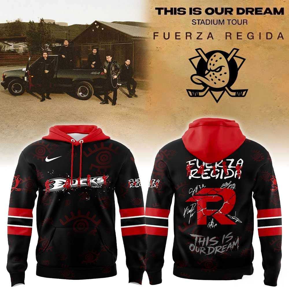 This is our Dream Stadium Tour 2026 Dallas Stars Fuerza Regida Hoodie