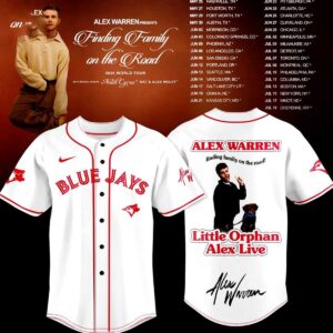 Toronto Blue Jays Alex Warren Finding Family on the Road Tour 2026 Baseball Jersey 1.jpg