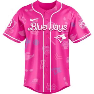 Toronto Blue Jays Barbie Pink Baseball Jersey 2 1.jpg