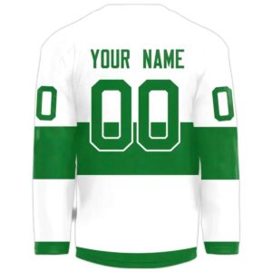 Toronto Maple Leafs St Patrick’s Day Edition Custom Name Hockey Jersey 3