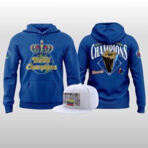 Venezuela Baseball 2026 World Baseball Classic Champions The Crown Hoodie Tee 1 1.jpeg