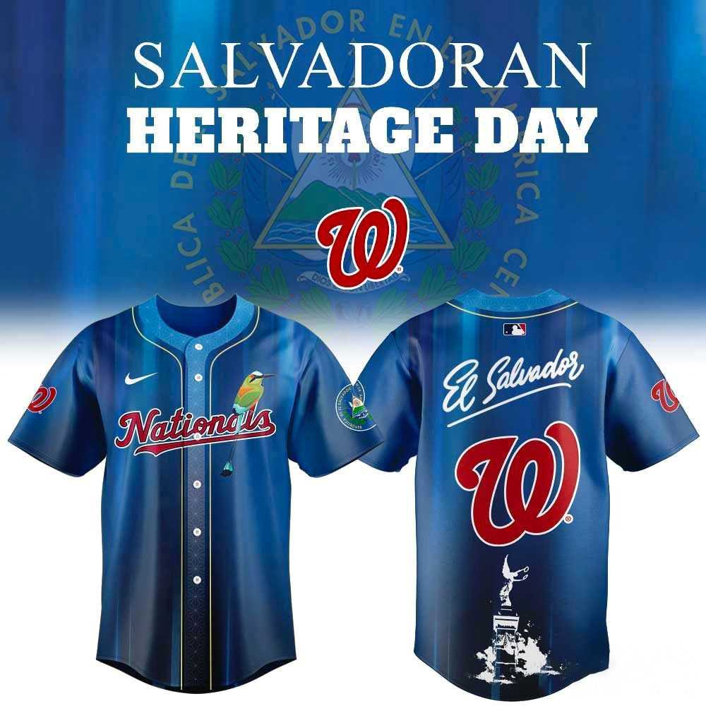 Washington Nationals Salvadoran Heritage Day 2026 Jersey