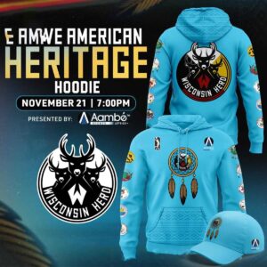 Wisconsin Herd Native American Heritage Night 2025 2026 Hoodie Tee 1.jpg