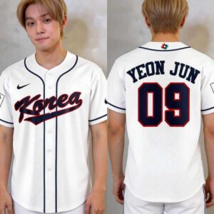 Yeon Jun TXT Korea Baseball 2026 World Baseball Classic Jersey 2 1.jpg